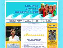 Tablet Screenshot of kerrywickswimming.com